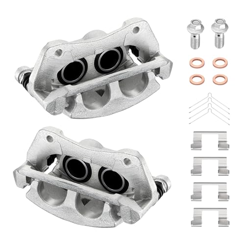 Image of BDFHYK 19-B3826A 19-B3827A Front Disc Brake Caliper Assembly Compatible with Honda Pilot /Ridgeline 2016-2021, Compatible with Acura MDX 2014-2019, 3.5L V6 GAS 2pcs