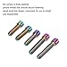 Pwshymi M4 3Pcs 13.5 2Pcs 20mm Derailleur Screws,Rustproof Front and Rear Derailleur Limit Fine Adjustment for Mountain (Colorful)