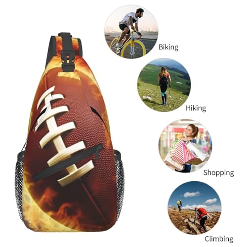 Bolso cruzado para hombre mochila bandolera negra miniatura 6