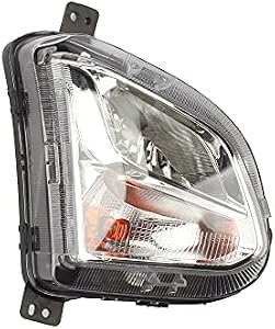 Dasbecan Front Fog Light with Bulbs & Turn Signal Lights Compatible With Chevy Equinox 2018 2019 2020 Right Passenger Side Fog Lamp 84226249 GM2592323