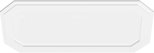 Miniatura 7 de Ekena Millwork CMP36X18ED-03000 Medallones de techo de uretano contemporáneos de PVC de grado arquitectónico esmeralda, 36 pulgadas de ancho x 18