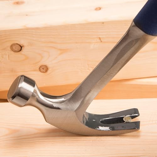 Estwing ESTE316C 14-218 16-Ounce Claw Hammer with Nylon Vinyl Cushion Grip Handle, Smooth Face, 1-Pack, Blue, White 6 Estwing ESTE316C 14-218 16-Ounce Claw Hammer with Nylon Vinyl Cushion Grip Handle, Smooth Face, 1-Pack, Blue, White - Image 6