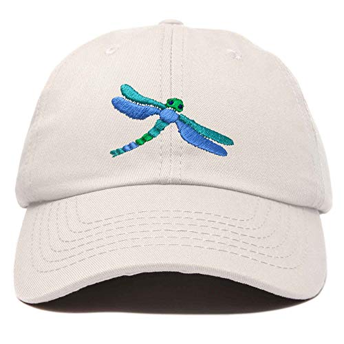 DALIX Dragonfly Womens Baseball Cap Fashion Hat in Beige