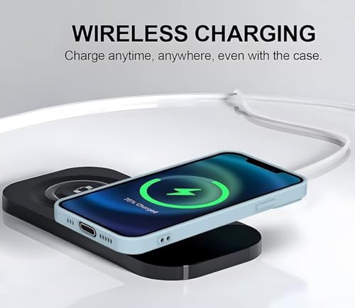 SEAHAI Case for Xiaomi Redmi Note 12 4G, Ultra Thin Premium Soft Silicone Phone Cover with Thickened Camera Protection Design, Shockproof TPU Bumper Fashion Case Cover - Light Blue - Image 5