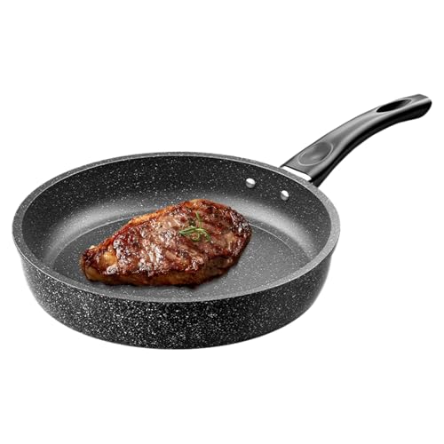 Glugahrif Sartenes Antiadherentes,Cacerolas de Cocina Sartén Antiadherente | Sartén de Metal para Cocina Hogar Restaurante Placa de Cocción Filetes Huevos Pescado Tortillas Cocinar