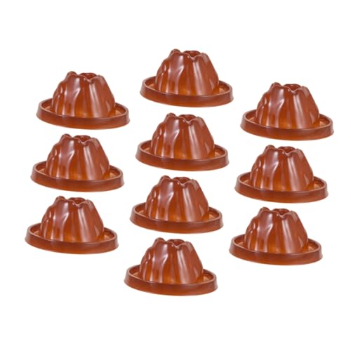 ERINGOGO 10 Piezas Kit De Experimento De Volcán Kits De Volcán Modelo Kit Volcán Kit De Volcán para En Erupción Modelo De Volcán Gigante Coffee El Plastico