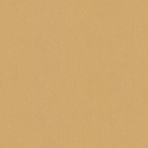 Papier peint beige orange unie effet textile | Tapisserie couleur terracotta intissée | Papiers peints modernes idéal pour chambre