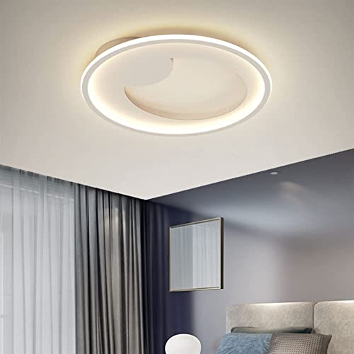Plafonnier moderne lune LED variable pour entrée et entrée
