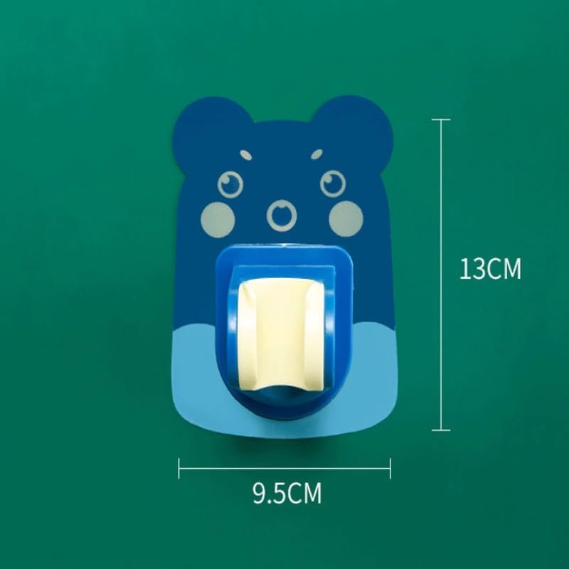 Cute Cartoon Shower Stand Without Drilling Base for Bathroom Seamless Adhesive