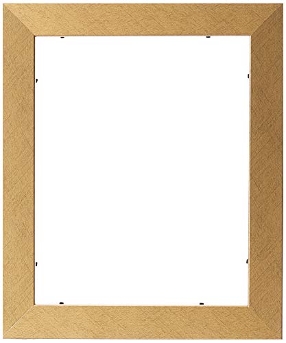 ArtToFrames 8x10 Inch Gold Picture Frame, This 1.25" Custom Poster Frame is Classic Gold, for Your Art or Photos - Comes with Regular Glass, WOM0066-76808-YGLD-8x10
