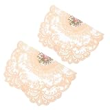 Dessous de verre en dentelle faits main – ils peuvent être utilisés à de nombreuses fins, que ce soit pour votre usage personnel ou comme sets de table en dentelle rétro