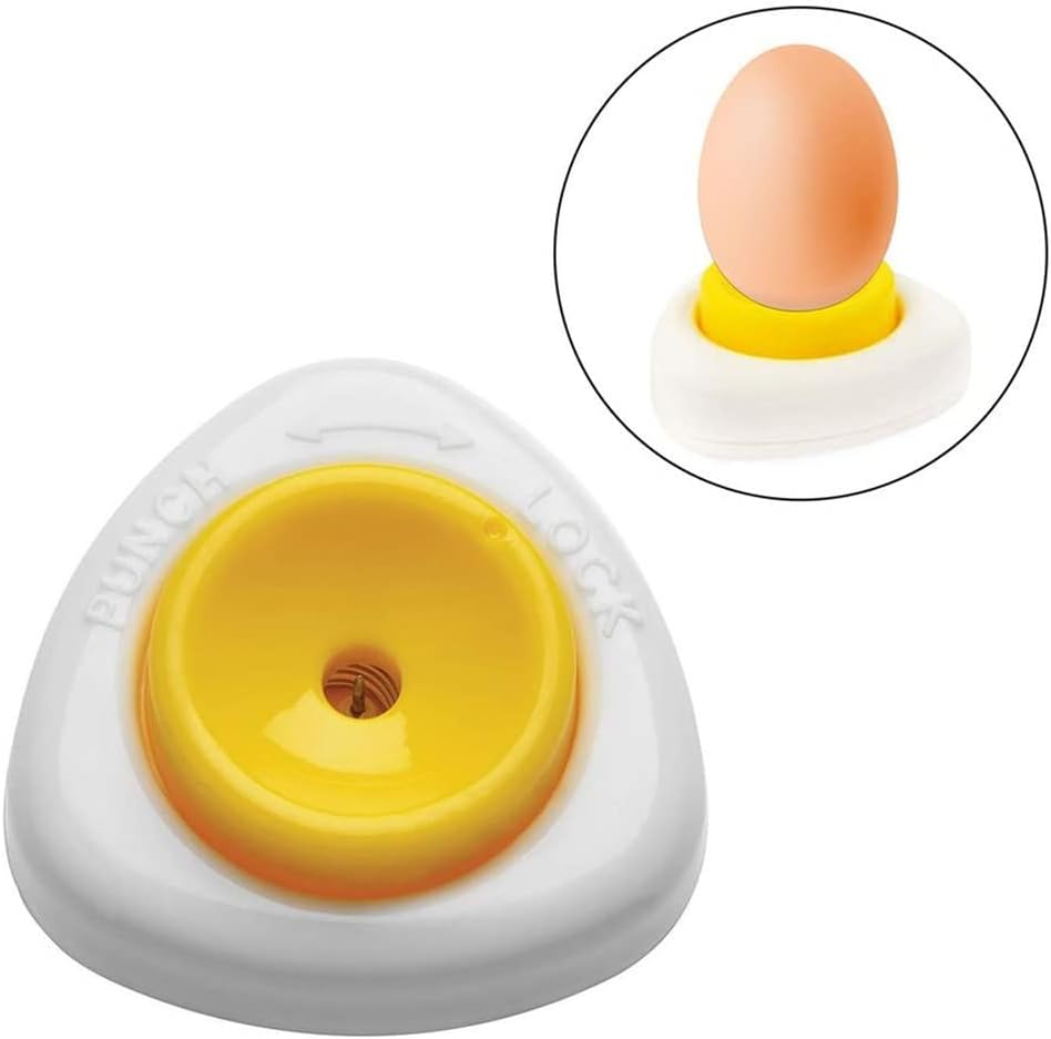 Egg Piercer Pricker Dividers Beater with Lock Semi-Automatic Kitchen Gadget Tool Cracker Cooking Tools