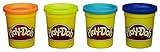 Play-Doh 4-Pack of Colors 20oz - Blue, Orange, Teal & Neon Yellow by Hasbro