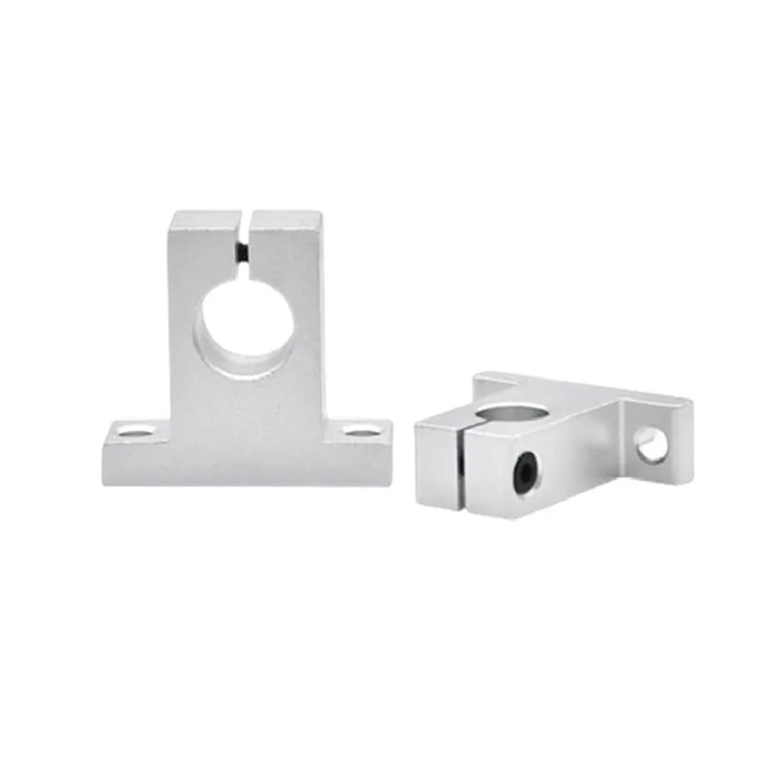 1 pieza de eje óptico lineal SK soporte vertical marco de rodamiento de aleación de aluminio soporte de varilla de pulido SK 8mm a 60mm(Sk40mm)