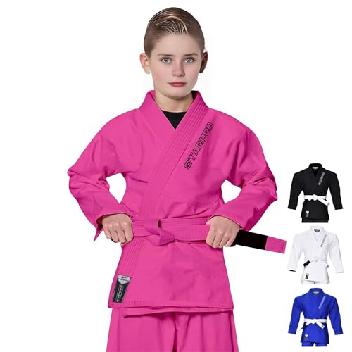 Starpro Evolve Kinder BJJ Gi 350 Gramm - Power Baumwollmischung - Alle Größen - Preshrunk Professional Martial Arts Kimono für Training und Wettkampf - Jungs & Mädchen