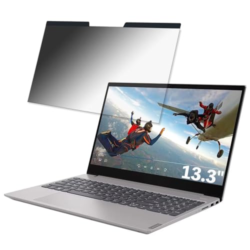 Lenovo IdeaPad S340 13.3�C���` 16:9 �Ή� �}�O�l�b�g�� �`�����h�~�t�B���� �v���C�o�V�[�t�B���^�[ �u���[���C�g�J�b�g ���˖h�~ PC �p�\�R�� �m�[�g�u�b�N �̂������h�~ ��ʕی� �ی�V�[�g ���E�ȒP ���ʎg�p