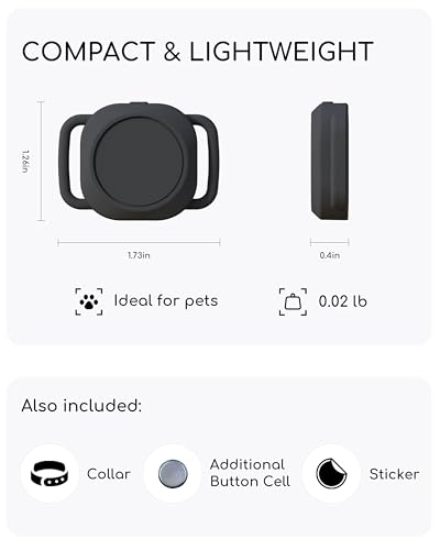 Dog Tracker, coleira inteligente para cães TRESBUNNY com localização de animais de estimação em temp