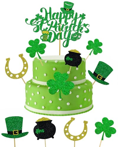 Comemela St Patrick's Day Cake Topper Kit