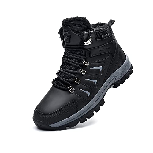 SURKING Hiking Boots Winter Waterproof HighTop Ankle Shoes Backpacking Boots for Men Women