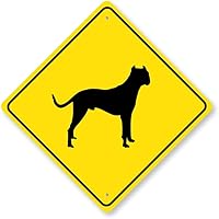 Vista 1 de Dogo Argentino Dog Diamond Sign - 12 x 12