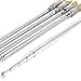 uxcell Universal Telescopic Telescoping Antenna, 180 Degree 11cm-32cm Length 5 Sections Aerial Control Receiver for AM FM Radio Equipment, Television, Silver Tone 5 Pcs Stainless Steel
