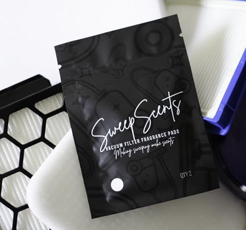 SweepScents Vacuum Filter Fragrance Pads - (Lush Linens) - Turns Your Vacuum Into a Moving Air Freshener – Up to 30 Days of Freshness per pad