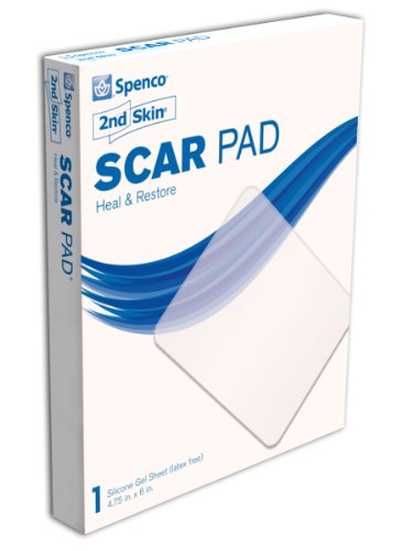 Spenco 2nd Skin Scar Pads, Large (4.75 x 6 Inches), 1-Count