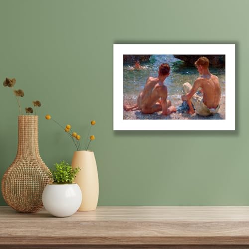 Impression d'art d'archivage Henry Scott Tuke The Critics - 3