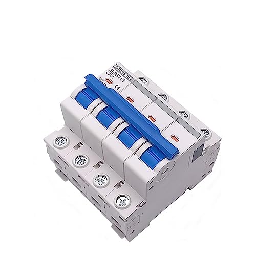 Disjoncteur rail DIN 4 pôles 400V triphasé pour coffret de distribution - 4