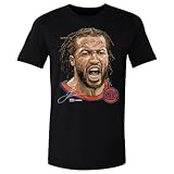 500 LEVEL Jalen Brunson New York Knicks Shirt - Jalen Brunson New York Knicks Portrait WHT (Black, X-Large)