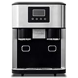 London Sunshine Countertop Ice Maker - Ice Crusher - Ice Dispenser 40lbs with 1.8L Water Reservoir...