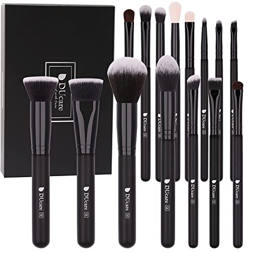 DUcare Brochas de Maquillaje 15 Piezas Premium Brochas Maquillaje...
