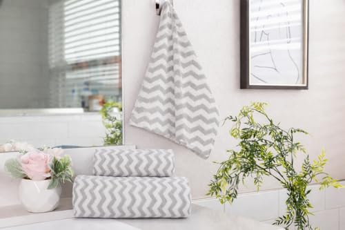 Image of HomeCloud Ultra Soft Cotton+Velvet Bath Towel Set, which Includes Bath Towel with Hand /Face Towel for Women & Children