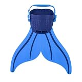 DNFUN Mermaid Fin,Adjustable Mermaid Swim Fin for Swimming Training Girl ,Boys ,Kids ,Children Monofin