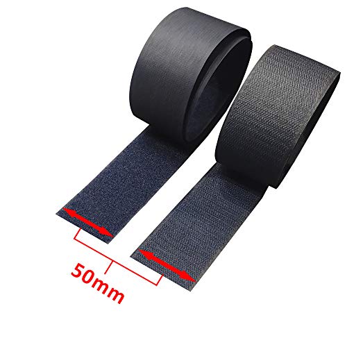 Fecho De Contato Macho E Fêmea 50mm X 1 Metro Azul Escuro