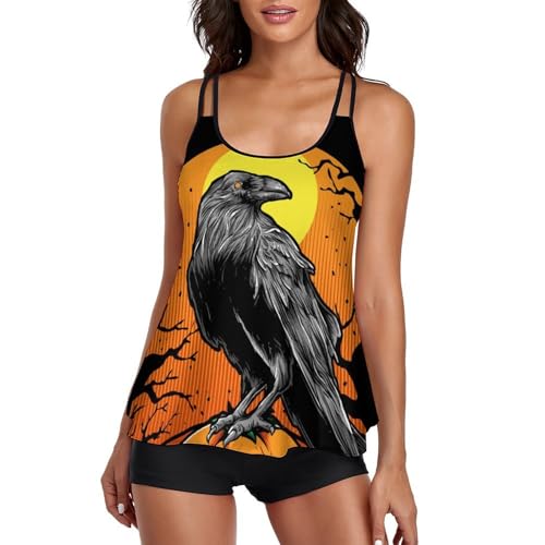 Bikini avec short de garçon tankini femme drapé et robe de plage chic