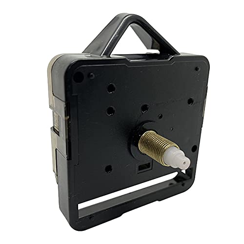 Mécanisme D'Horloge Silencieux Supersweep - Mouvement De Rechange Noir, Hauteur 70mm, Livré Avec Accessoires De Fixation (Sans Aiguilles) - 8