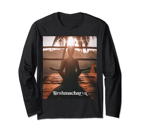 Brahmacharya Yoga Celibacy Wisdom Long Sleeve T-Shirt