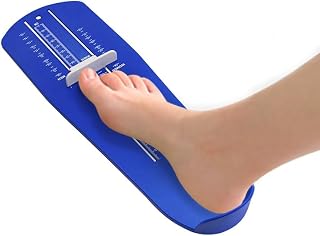 Foot Measurement Device For Men Women Adults, US Standard Shoe Size Measuring Devices for All Sizes, Accurate, Easy To Use Foot Length Ruler, Blue