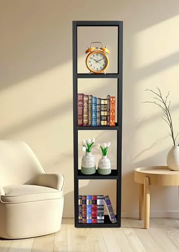 Image of SBF Furniture Engineered Wood Bookshelf Storage Shelve for Books Storage Book Rack Bookcase for Home Furniture|Cabinet Shelves for Office (5 Shelf) DIY(Do-It-Yourself)