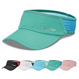 Sukeen Sports Sun Visor Men Women Lightweight Portable Cooling Stretchy Visor Hat for Running, Golf, Daily Wear