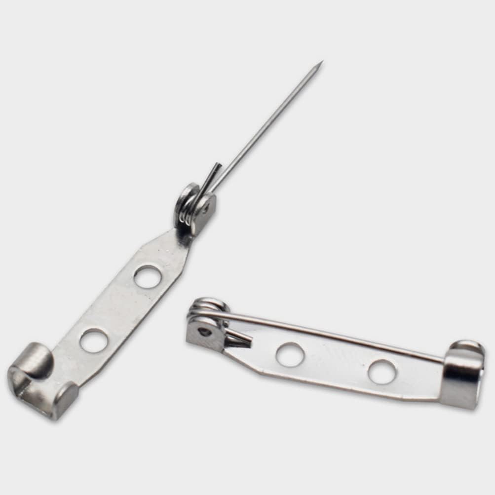 VICASKY DIY Jewelry Making 400pcs Metal Safety Pins with Brooch Findings Extra Large Safety Pins for Crafts