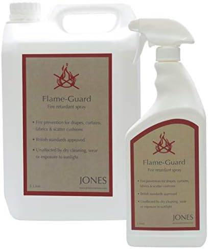 6 Litres Flame Guard - Fire Retardant Spray Refill and Dispenser Bottle from Decozo
