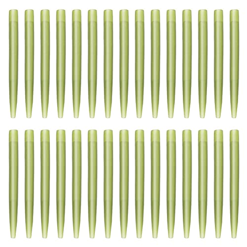 YIGEBAG 30 x karpervissen anti-klitten sleeves Connect helicopter rig rubber tip tube haak