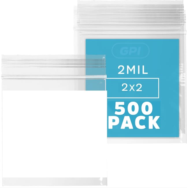 GPI 500 Bolsas De Pl stico Transparente Con Cierre De Cremallera De 2 X gpi-500-bolsas-de-pl-stico-transparente-con-cierre-de-cremallera-de-2-x