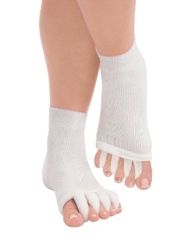 Dream Products Therapeutic Cozy Toes, Small/ Medium, White [Health and Beauty]