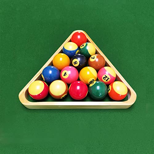 CertBuy 2 Pack Wooden Billiard Ball Rack Solid Wood Pool Triangle Rack Billiard 8 Ball Triangle & 9 Ball Diamond Racks for Billiard Pool Table - Thumbnail 6