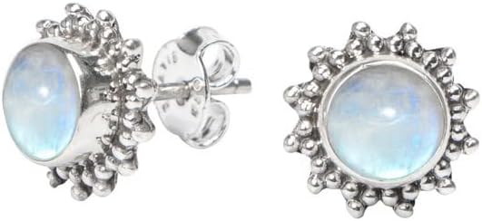 Miniatura 3 de Aretes tipo dormilona hechos a mano de plata de ley 925 para mujeres y niñas, regalos de Navidad