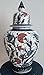 Handmade Ceramic Ginger Jar, Hand-Painted Pottery Ginger Jar, 15.7 inches, Turkish Ceramic