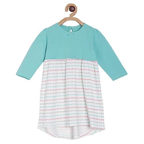 Image of miniklub Girls Pack of 2 Printed White Fit And Flare Dress